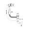 Слив-перелив для ванны полуавтомат Webert AC0033015, хром - 2 изображение