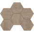 Керамогранит Estima Мозаика CW02 Hexagon 25x28,5 непол. 