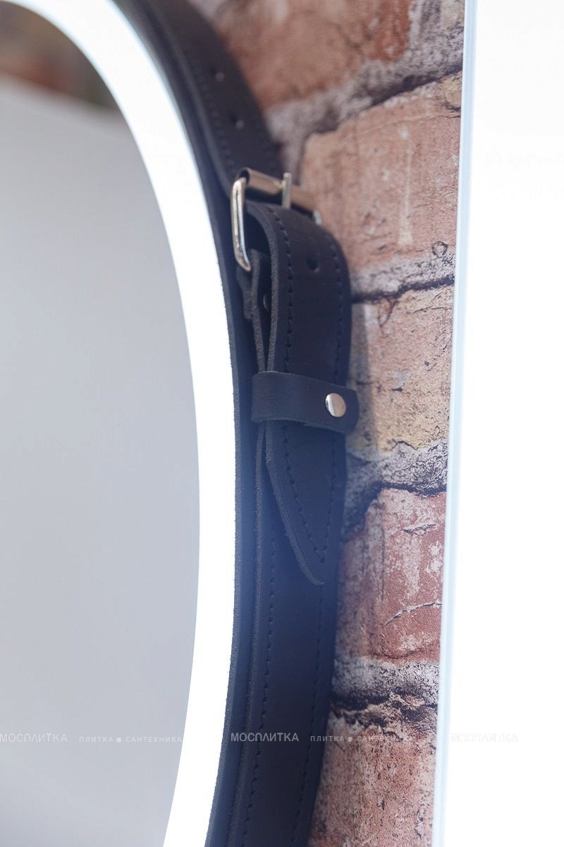Зеркало Art&Max Milan 100 см AM-Mil-1000-DS-F-Nero с подсветкой, черный - изображение 5