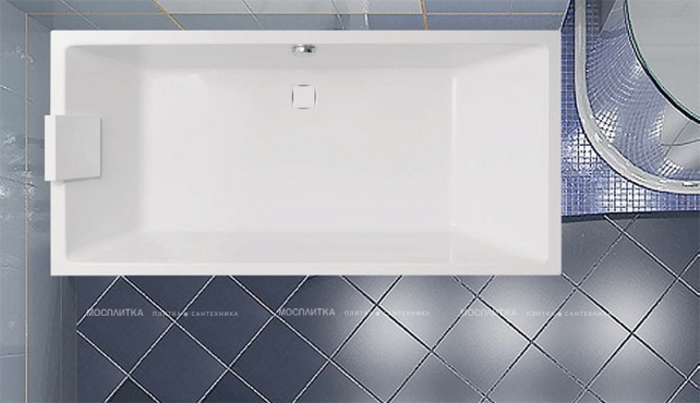 Акриловая ванна Vagnerplast CAVALLO 190x90 - 3 изображение