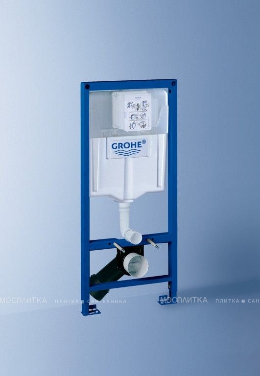 Комплект подвесной безободковый унитаз Bocchi Parma 1417-001-0129 белый + инсталляция Grohe Rapid SL 38775001 4 в 1 с кнопкой смыва - изображение 19
