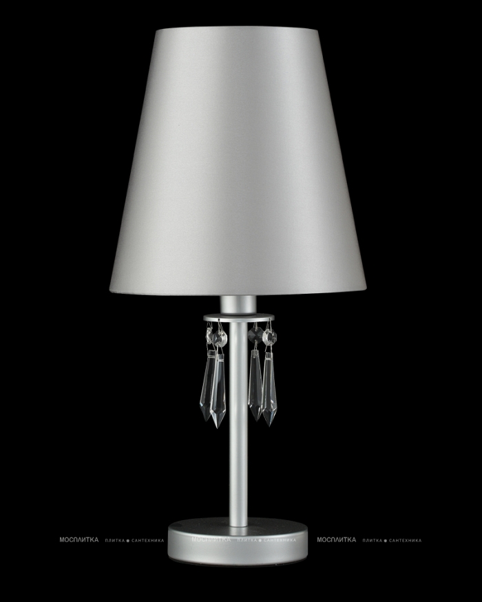 Настольная лампа Crystal Lux RENATA LG1 SILVER - 3 изображение