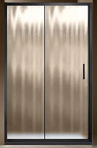 Душевая дверь Vincea Garda 120x190 см, VDS-1G120CHB, профиль черный, стекло рифленое