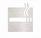 Табличка «Зона для курения» Bemeta Hotel 111022015, хром матовый 