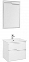 Комплект мебели для ванной Aquanet Модена 65 белый глянец