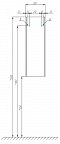 Подвесной шкаф Aquaton Сакура левый, ольха наварра/белый глянец - 2 изображение