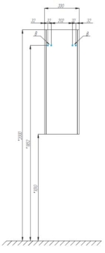 Подвесной шкаф Aquaton Сакура левый, ольха наварра/белый глянец - 2 изображение