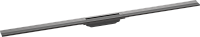 Декоративная решётка Hansgrohe RainDrain Flex 56047340 120 см, шлифованный черный хром