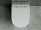 Комплект подвесной безободковый унитаз Ceramica Nova Forma с крышкой-сиденьем CN3011 + инсталляция Am.Pm ProC I012707.0138 с клавишей смыва ProC L, чёрная матовая - 5 изображение