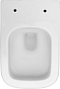 Унитаз подвесной безободковый Creto Logan L4 1004-001-L2W с крышкой-сиденьем микролифт, белый - 9 изображение