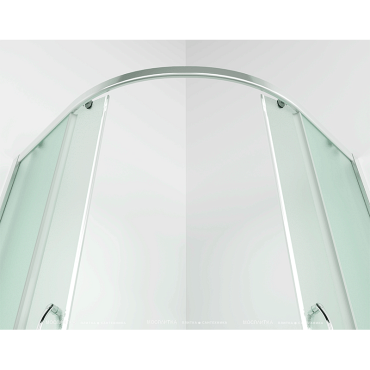 Душевой уголок Erlit Comfort 90х90 см ER0509T-C3 профиль серебро, стекло матовое - 5 изображение