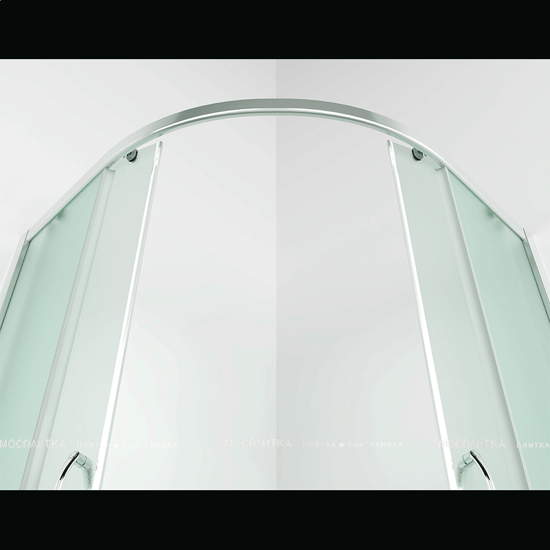 Душевой уголок Erlit Comfort 90х90 см ER0509T-C3 профиль серебро, стекло матовое - изображение 5