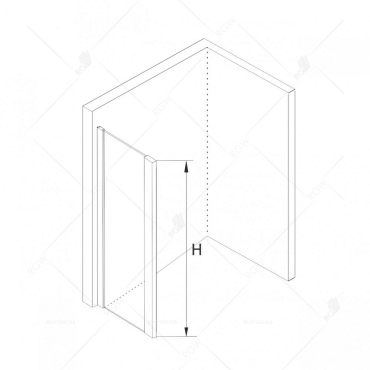 Душевой уголок RGW CL-48 В 32094882-14 120x80 см дверь раздвижная стекло прозрачное черный - 2 изображение