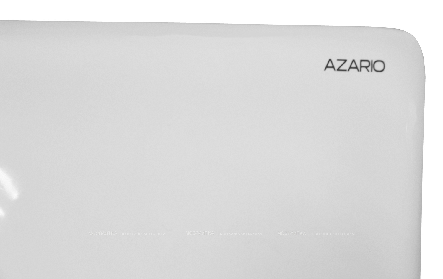 Унитаз-компакт безободковый Azario Fretta Square AZ-5121 с крышкой-сиденьем микролифт, белый - изображение 10