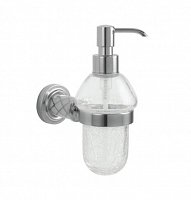 Дозатор для жидкого мыла Boheme Murano Cristal 10912-CRST-CH хром