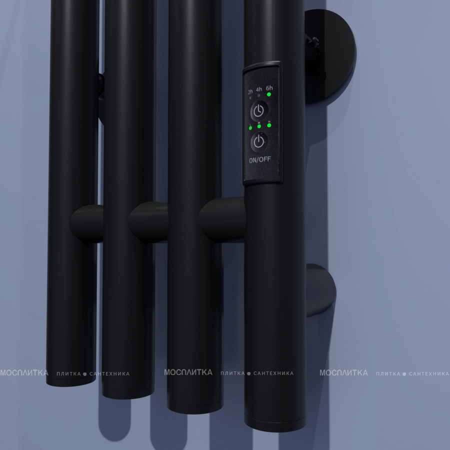 Полотенцесушитель электрический Тругор Пэк сп Вектор 120*15 черный ВГП - изображение 5