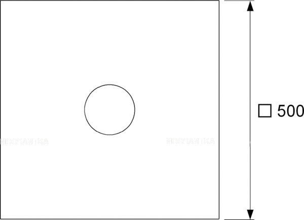 Гидроизоляционная пленка TECE Drainpoint S для зажимных фланцев 50 см , 3690006EPDM - изображение 2