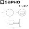 Магнитный держатель для мыла Sapho X-Round XR802 хром - 2 изображение