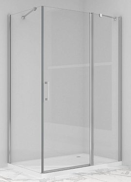 Боковая панель Vincea Orta 90 см хром, стекло прозрачное, VSG-1O900CL