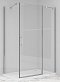 Боковая панель Vincea Orta 90 см хром, стекло прозрачное, VSG-1O900CL - 2 изображение