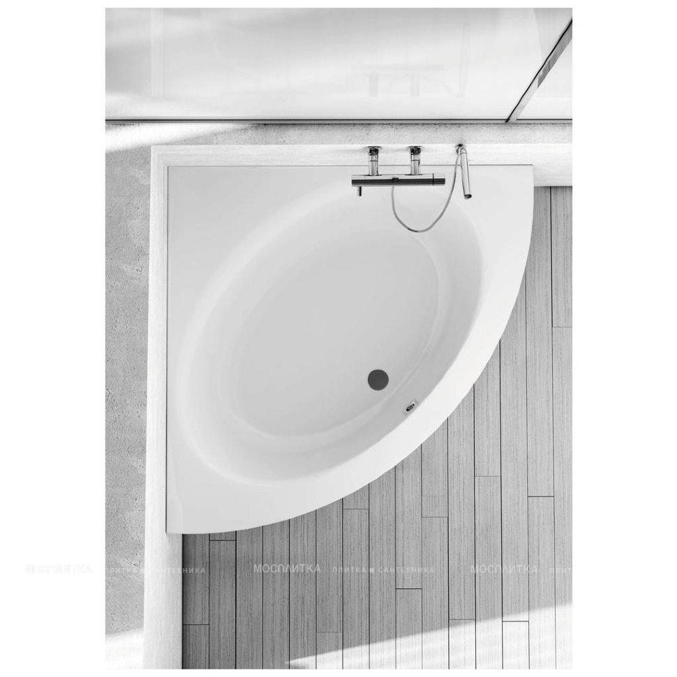 Встраиваемая угловая акриловая ванна 130х130 см Ideal Standard E124901 CONNECT AIR - изображение 3