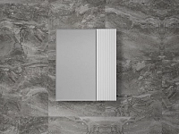 Зеркальный шкаф Style Line Стокгольм 60 см ЛС-00002318 белый рифленый софт