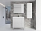 Зеркальный шкаф Style Line Стокгольм 80 см ЛС-00002324 белый рифленый софт - 4 изображение