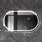 Зеркало Cezares Giubileo 140 см CZR-SPC-GIUBILEO-1400-800-TCH-WARM с подсветкой, сенсорным выключателем и подогревом - 3 изображение