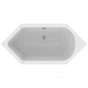 Шестиугольная ванна 190х90 см Ideal Standard K275501 HOTLINE - 2 изображение