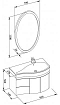 Комплект мебели для ванной Aquanet Сопрано 95 R распашн. двери белый - изображение 7