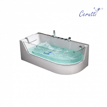 Акриловая ванна Ceruttispa C-403 L гидромассажная 170x80 C-403L