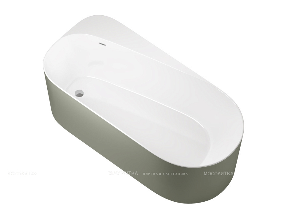 Акриловая ванна Allen Brau Priority 170x80 2.31001.20/CGM белый глянец/цементно-серый - изображение 2