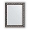 Зеркало в багетной раме Evoform Definite BY 1340 37 x 47 см, черненое серебро 