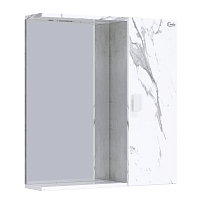 Зеркальный шкаф Onika Марбл 65 см 206545 мрамор / камень бетонный1