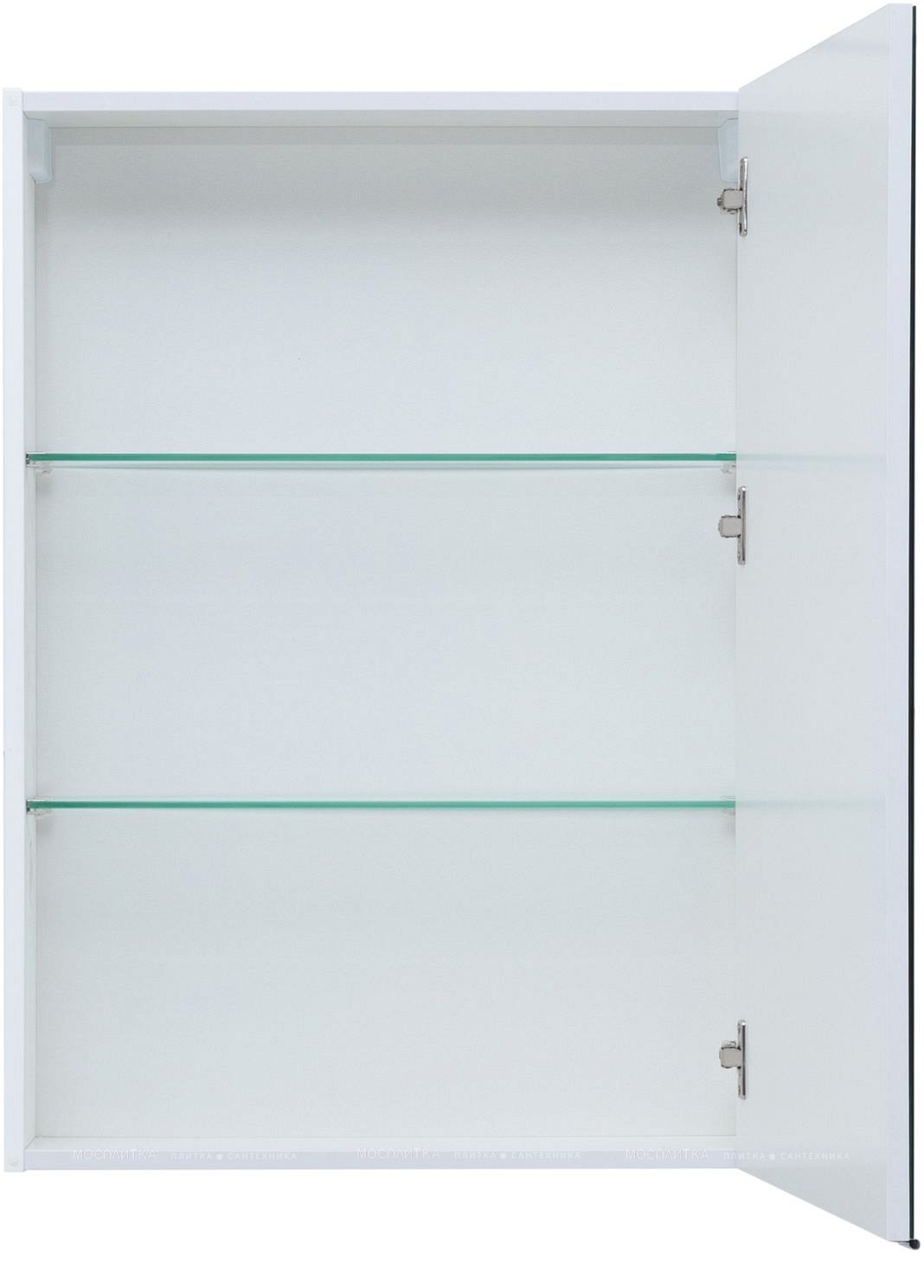 Зеркальный шкаф Aquanet Алвита New 60 Белый матовый - изображение 5