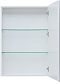 Зеркальный шкаф Aquanet Алвита New 60 Белый матовый - 5 изображение
