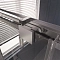 Душевая дверь Veconi Premium Trento PTD-30CH, 130х200, хром, стекло прозрачное - 6 изображение