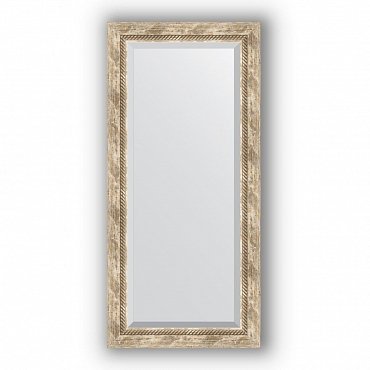 Зеркало в багетной раме Evoform Exclusive BY 3485 53 x 113 см, прованс с плетением