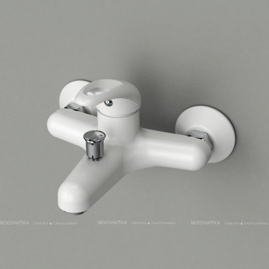 Смеситель Dorff Comfort для ванны, белый D8010000WH - изображение 3