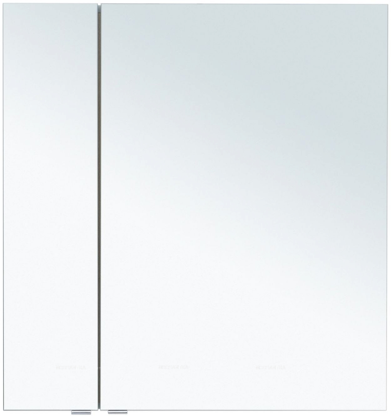 Зеркальный шкаф Aquanet Алвита New 80 Серый - изображение 6