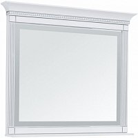 Зеркало Aquanet Селена 120 белое/серебро