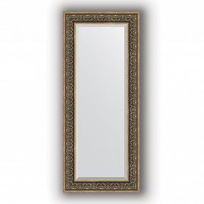 Зеркало в багетной раме Evoform Exclusive BY 3527 59 x 139 см, вензель серебряный