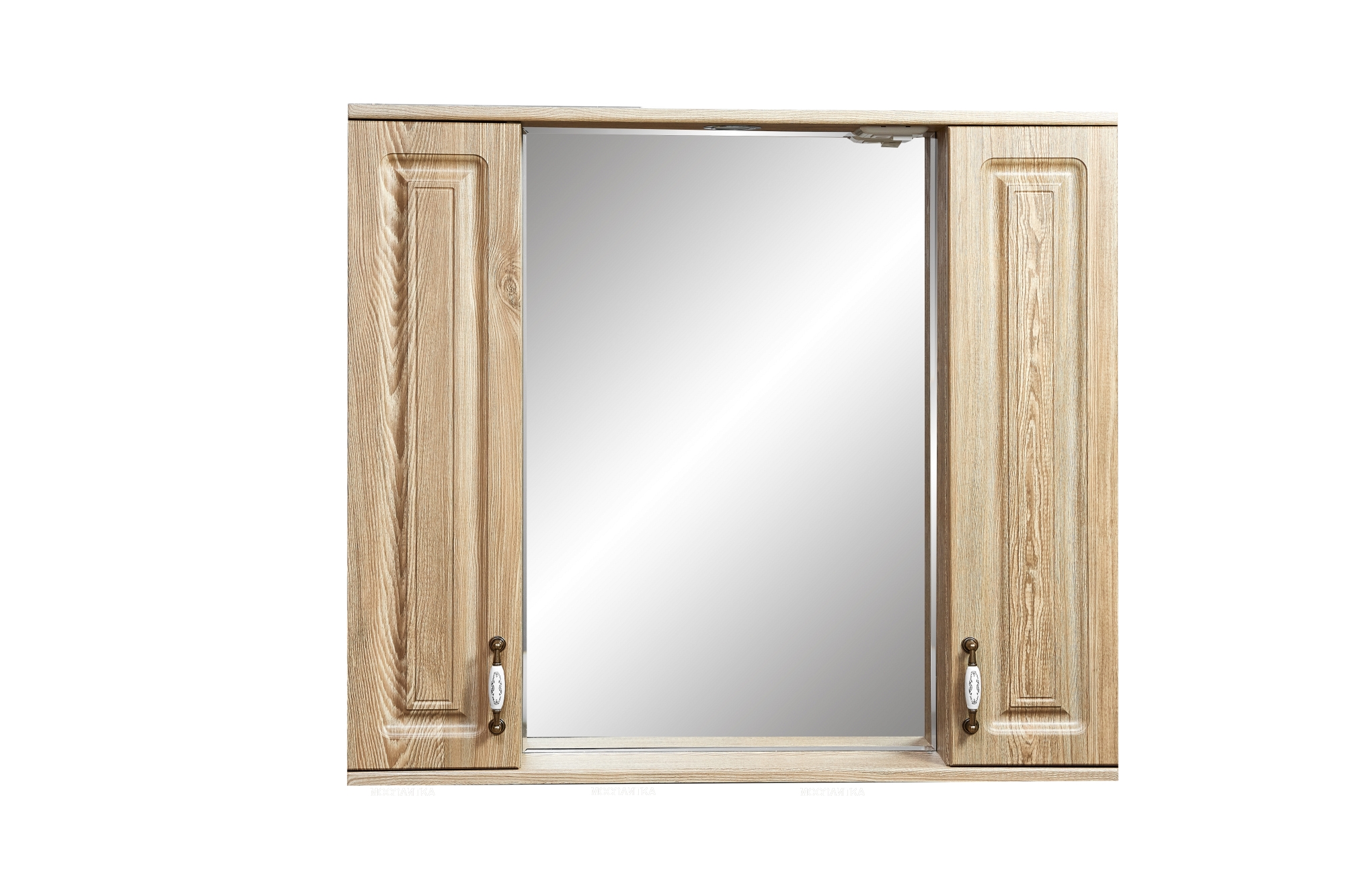 Зеркальный шкаф Stella Polar Кармела 90/C SP-00000183 90 см, карпатская ель - изображение 5