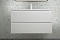 Тумба для комплекта Art&Max Bianchi 100 см AM-Bianchi-1000-2C-SO-BL белый глянец - изображение 2