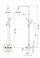 Душевая стойка Timo Nelson SX-1190 chrome, 3-х режимная, хром - 2 изображение