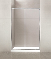 Душевая дверь BelBagno Uno-195 110х195 см UNO-195-BF-1-110-C-Cr профиль хром стекло прозрачное