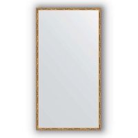 Зеркало в багетной раме Evoform Definite BY 0746 67 x 127 см, золотой бамбук