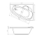 Акриловая ванна Lavinia Boho Bell Pro, 140x95 см. правая, 360900A0 - 5 изображение