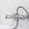Смеситель для ванны с душем РМС SL119-143 хром матовый - 4 изображение
