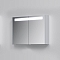Зеркальный шкаф Am.Pm Sensation M30MCX1001FG, 100 см, с подсветкой, серый шелк - изображение 5